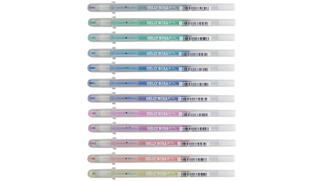 Gelschrijver Sakura Gelly Roll Stardust glitter assorti