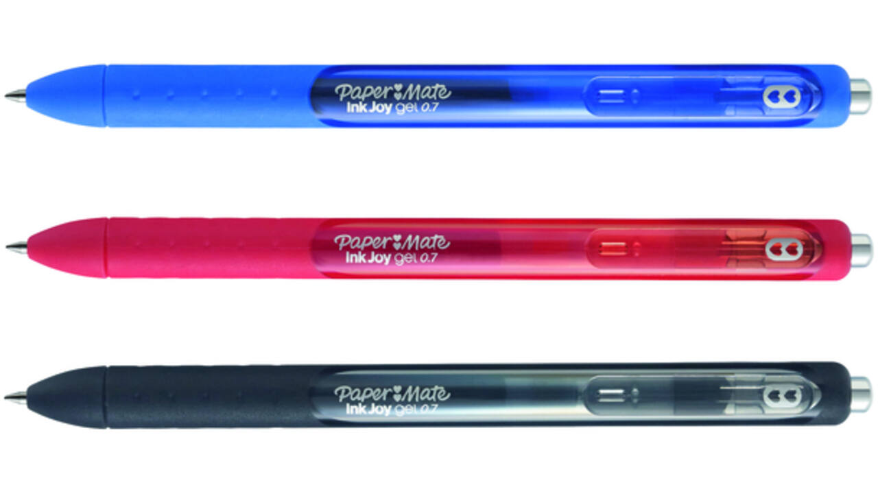 Gelschrijver Paper Mate Inkjoy medium zwart