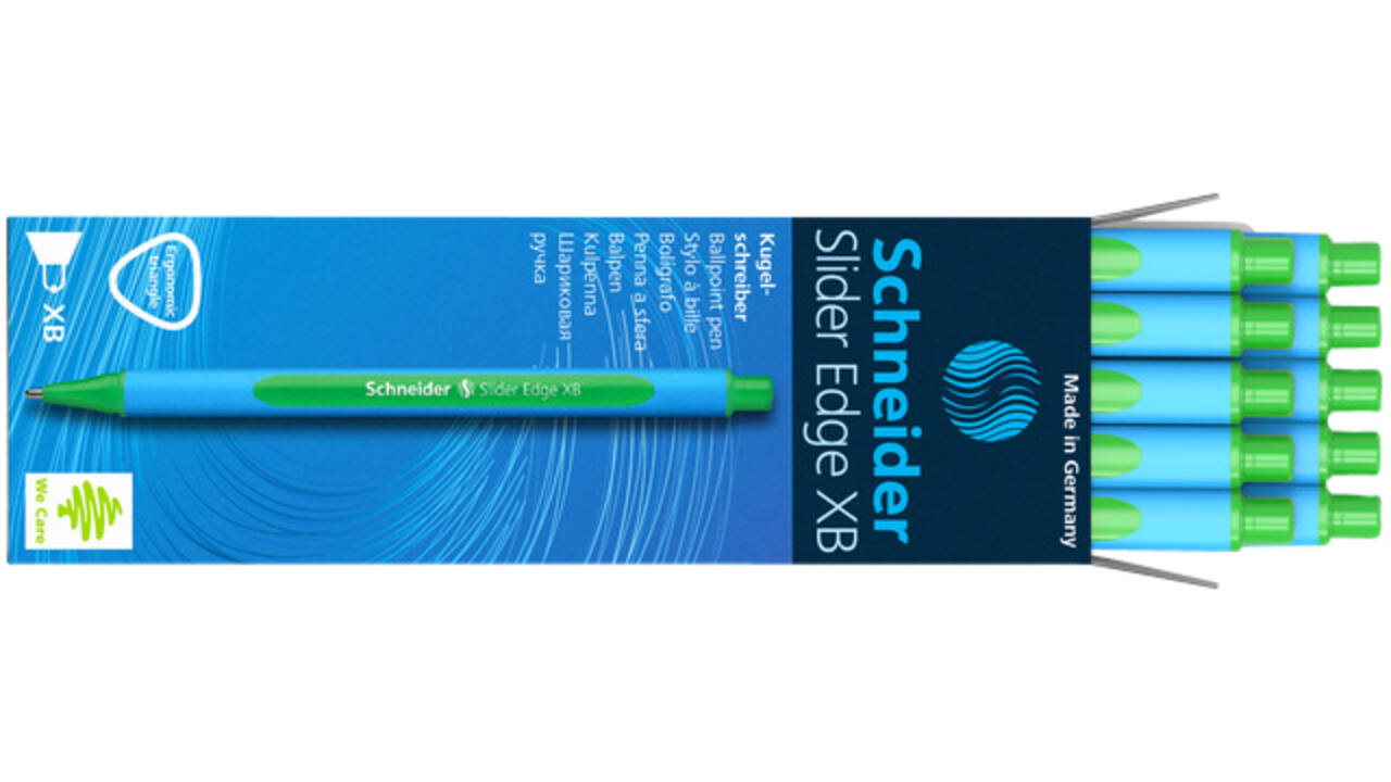 Balpen Schneider Slider Edge extra breed groen