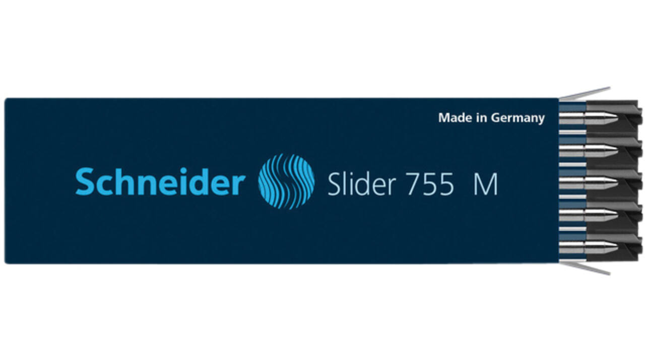 Balpenvulling Schneider 755 Slider Jumbo medium zwart