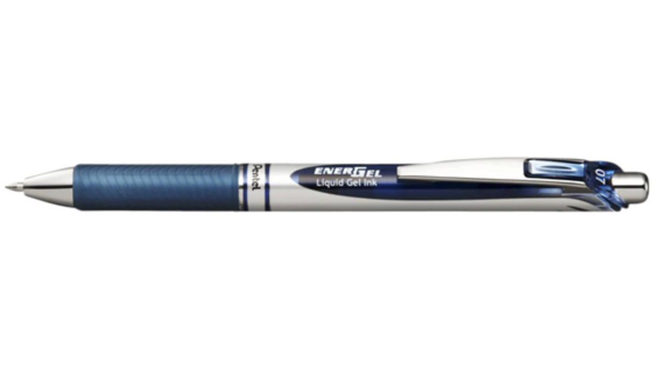 Gelschrijver Pentel BL77 Energel medium donkerblauw