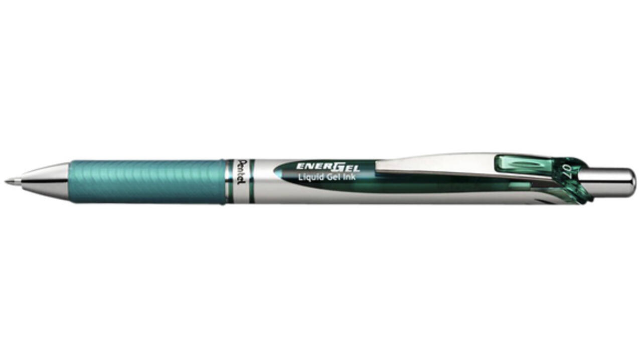 Gelschrijver Pentel BL77 Energel medium turquoise