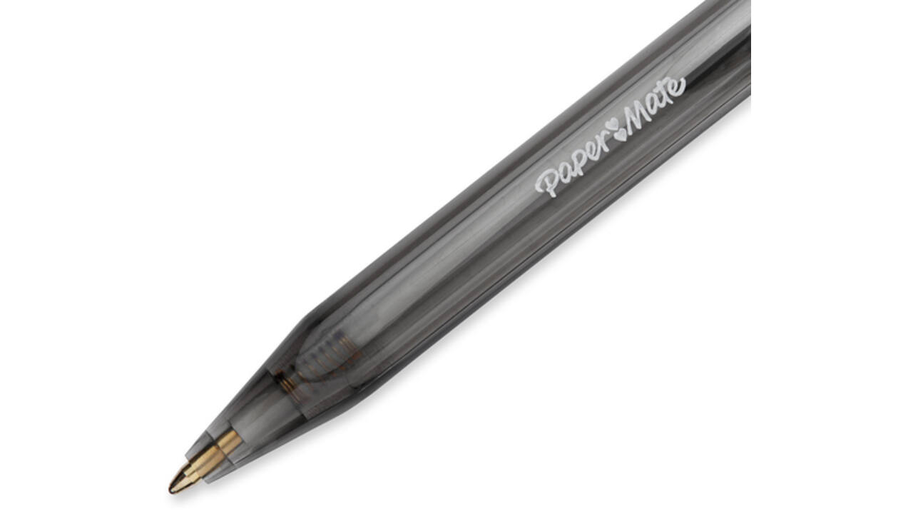 Balpen Paper Mate Inkjoy 100RT medium zwart valuepack 80+20 gratis