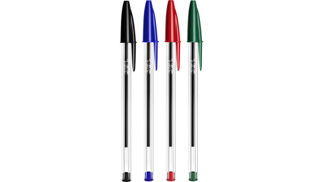 Balpen Bic Cristal medium rood