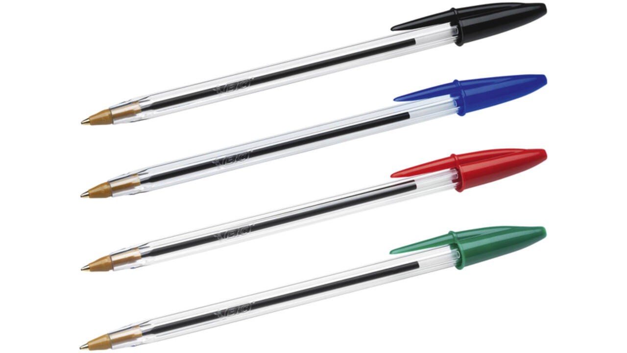 Balpen Bic Cristal medium assorti zakje à 8+2 gratis