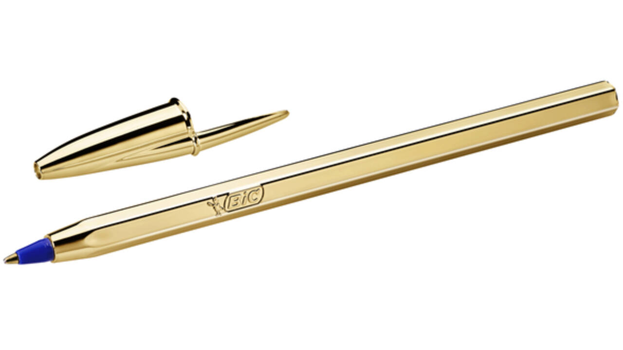 Balpen BIC Cristal medium goud