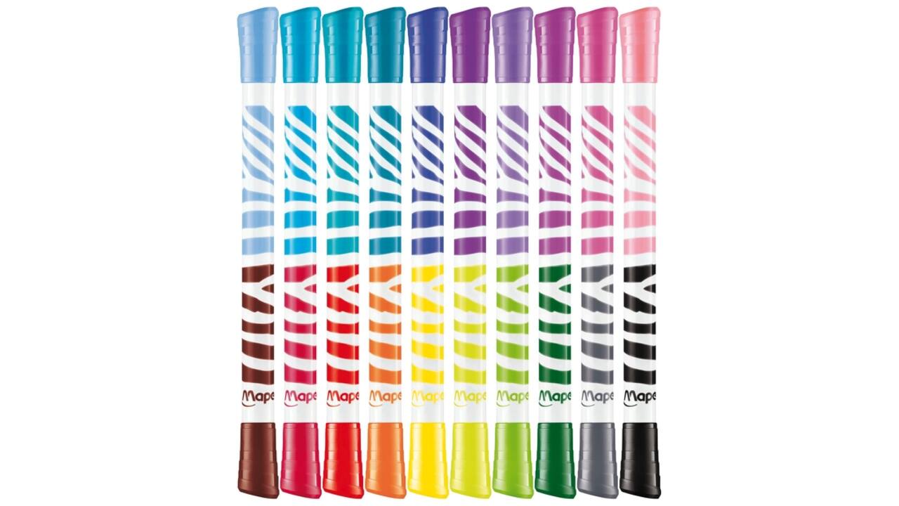 Viltstift Maped Color'Peps Duo Colors set á 10 stuks assorti