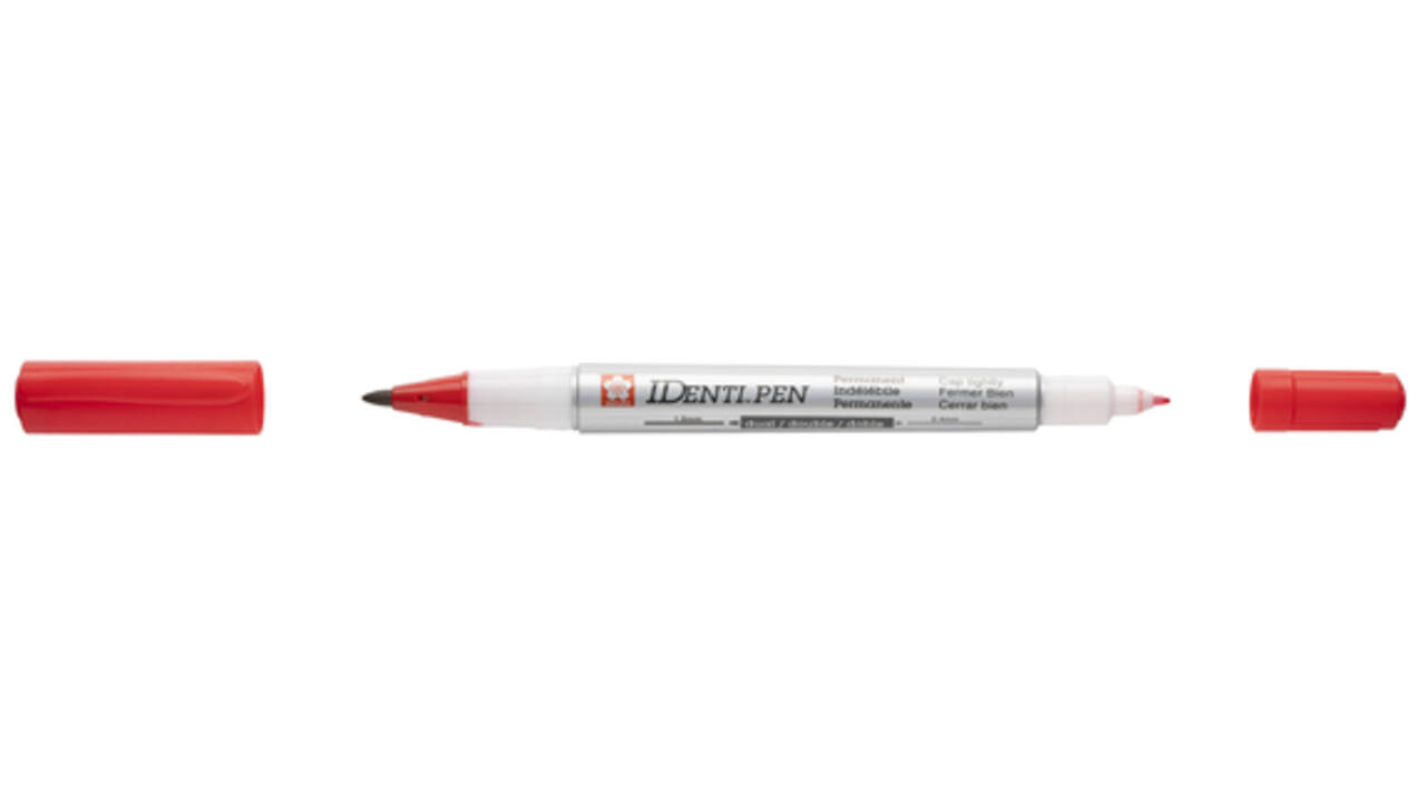 Viltstift Sakura Identi pen rood