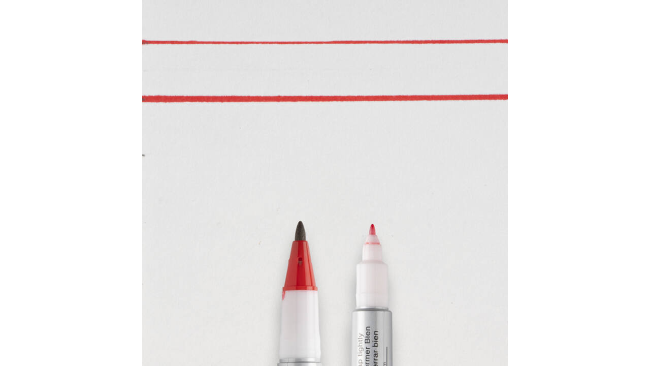 Viltstift Sakura Identi pen rood