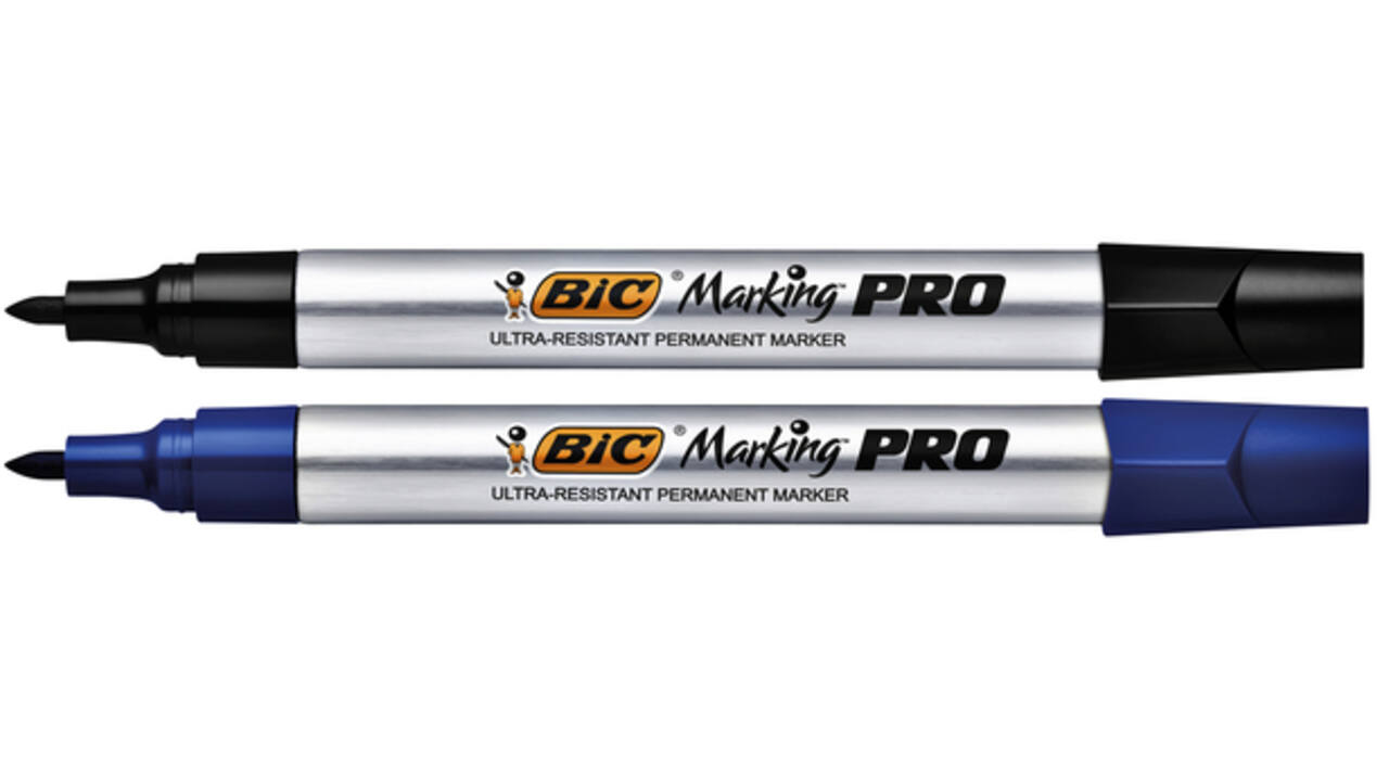 Viltstift Bic Pro rond medium zwart