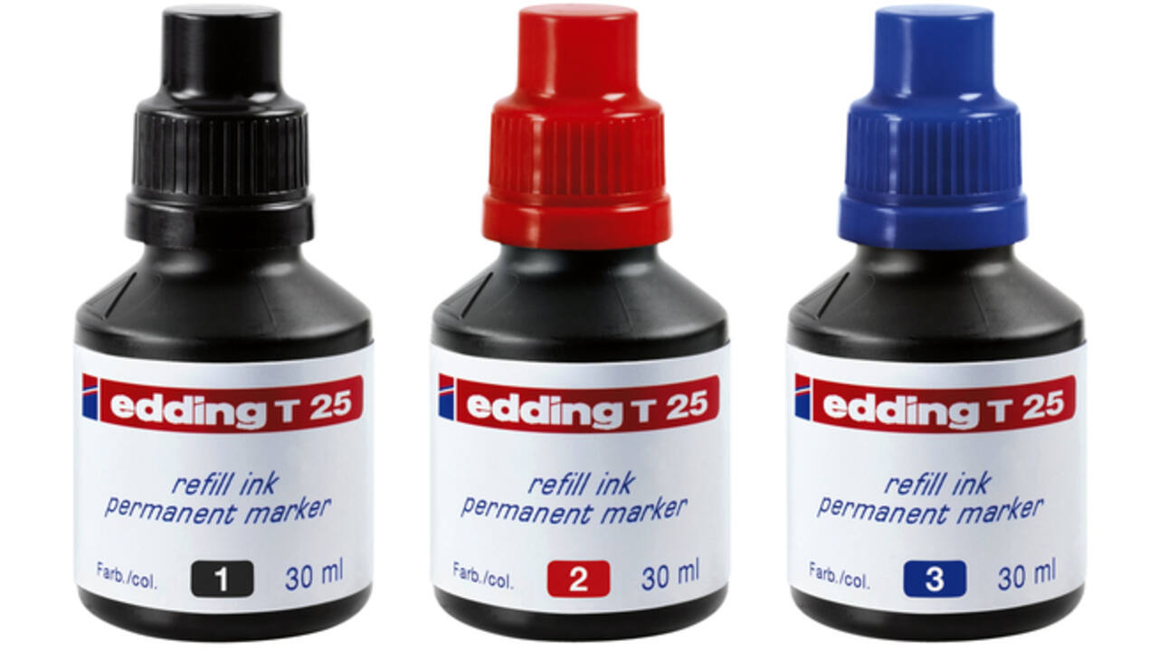 Viltstiftinkt edding T25 zwart