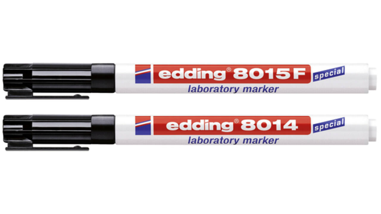 Viltstift edding 8014 laboratorium rond 1mm zwart