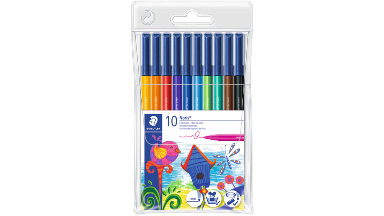 Viltstift Staedtler 326 10stuks assorti