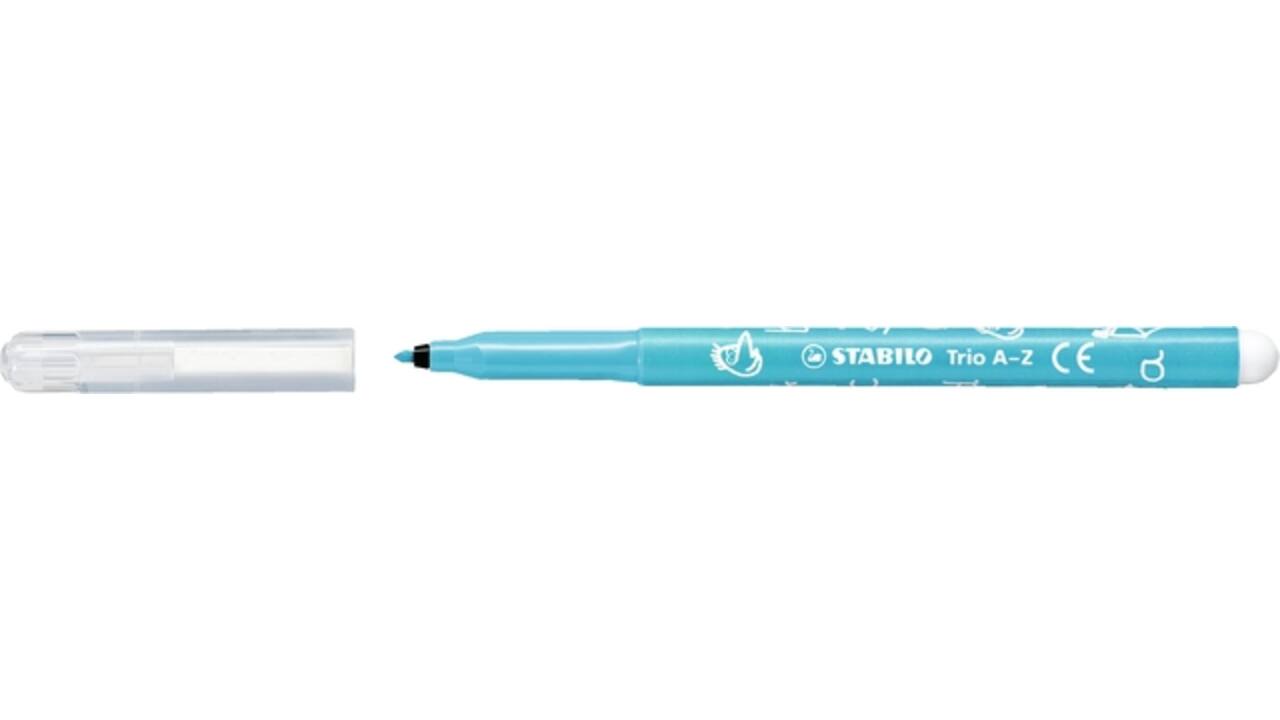 Viltstift STABILO Trio A-Z 378/30 assorti etui à 30 stuks