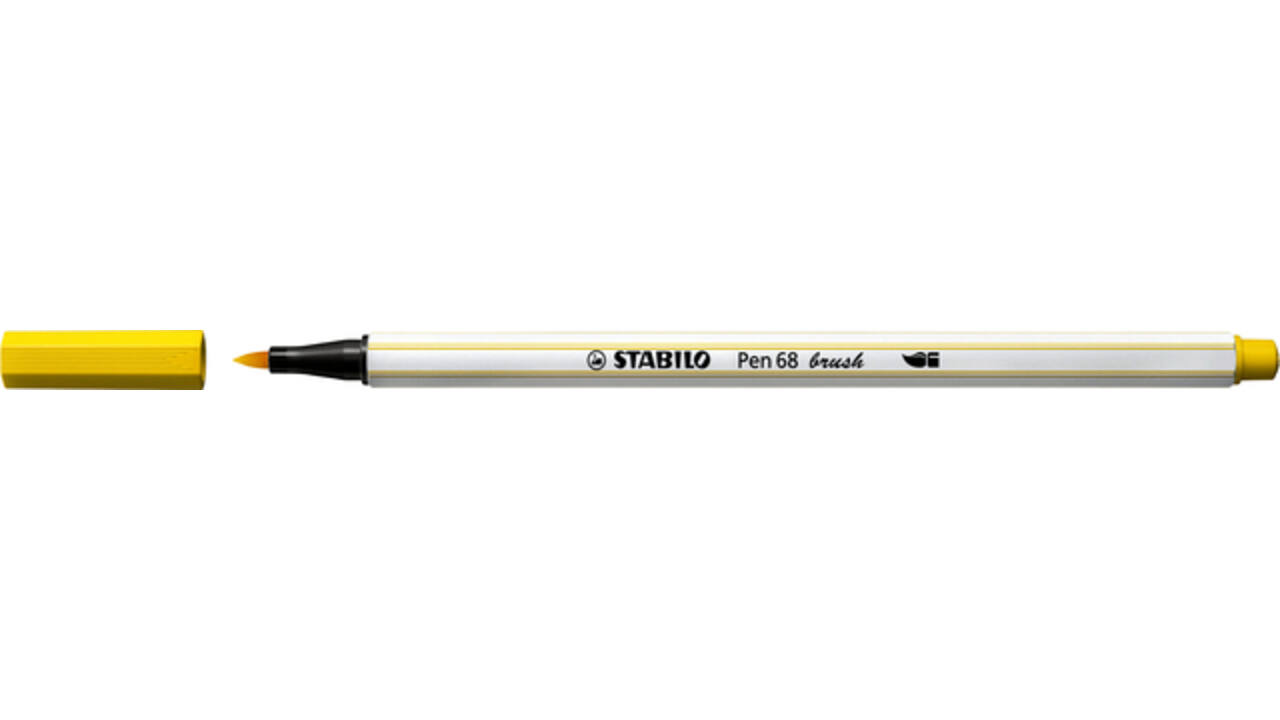 Brushstift STABILO Pen 568/44 geel