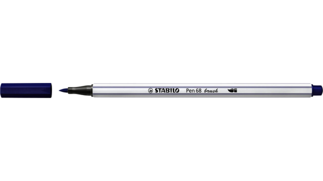 Brushstift STABILO Pen 568/22 Pruisisch blauw