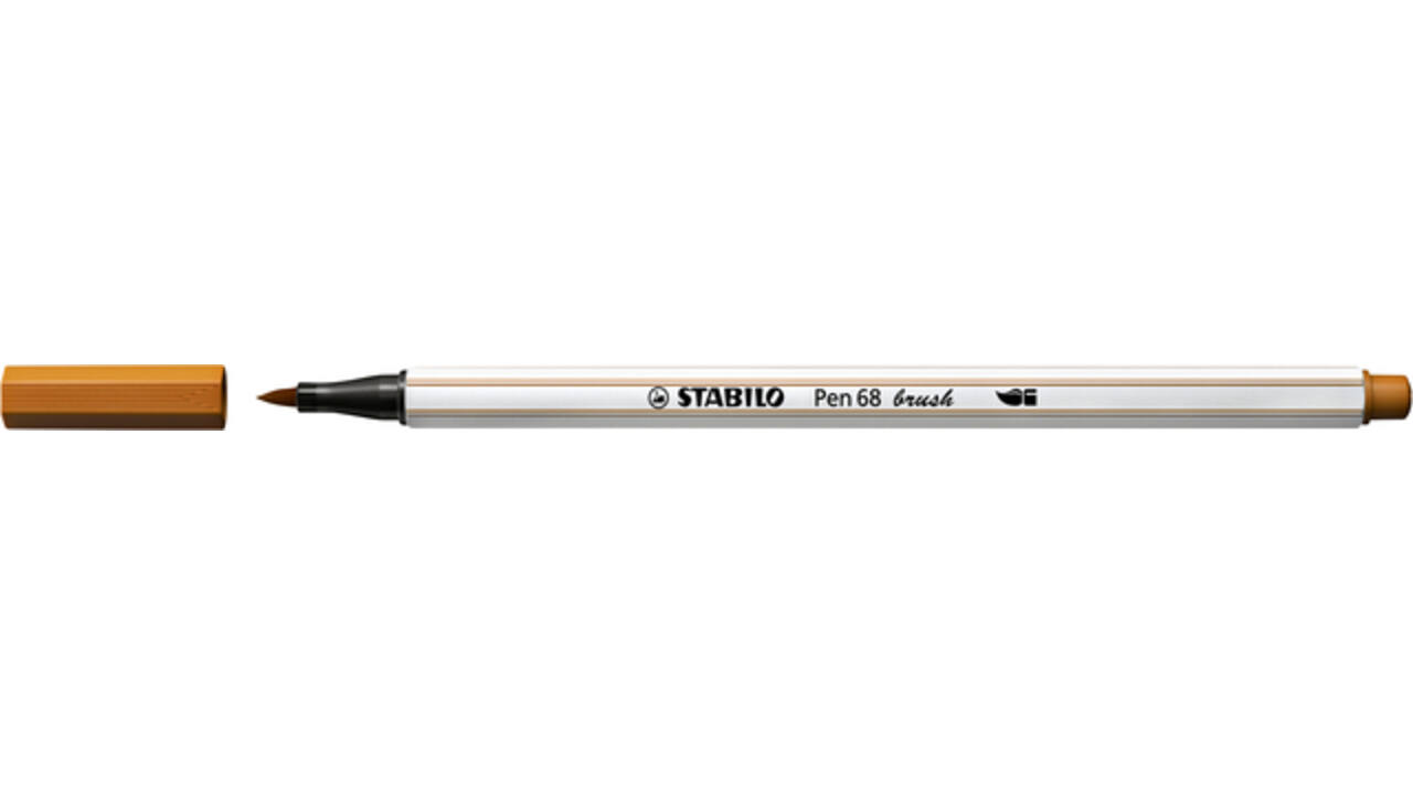 Brushstift STABILO Pen 568/89 donker oker