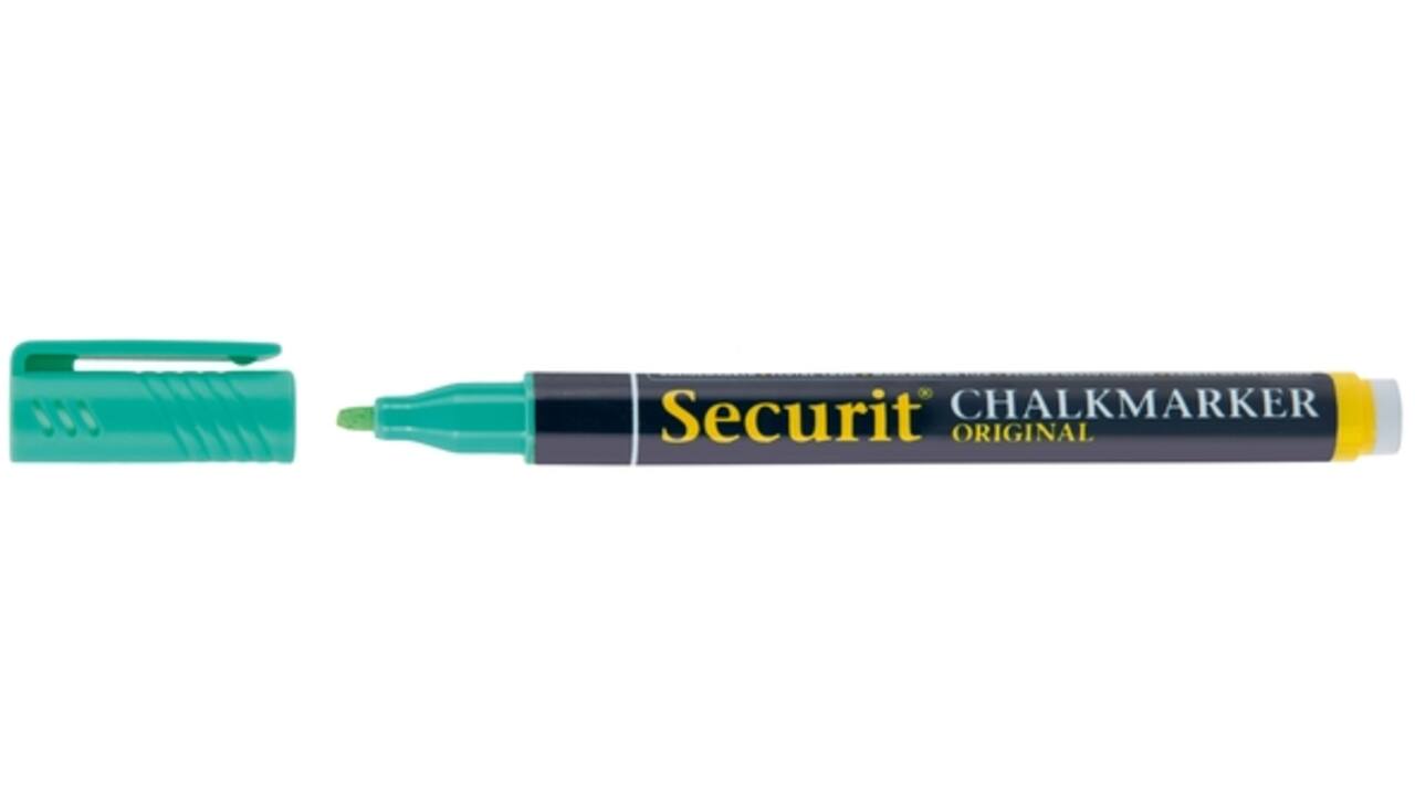 Krijtstift Securit SMA-100 rond ass 1-2mm blister à 4st