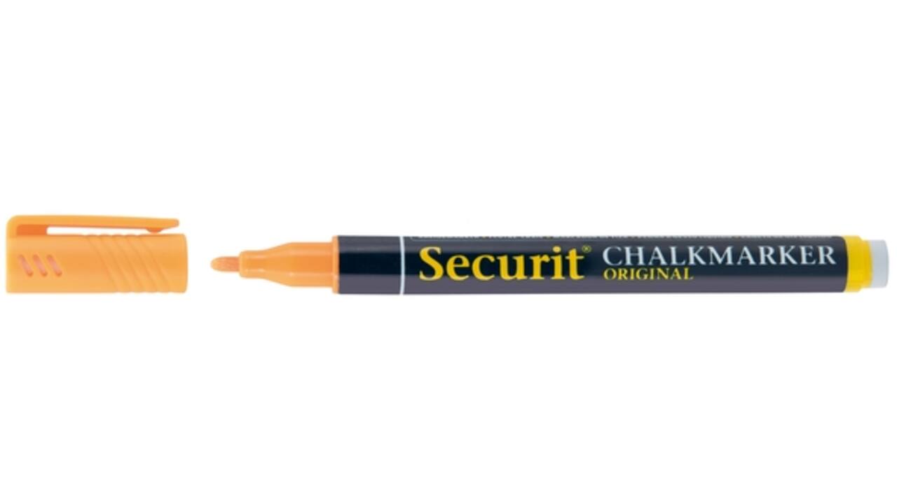 Krijtstift Securit SMA-100 rond ass 1-2mm blister à 4st
