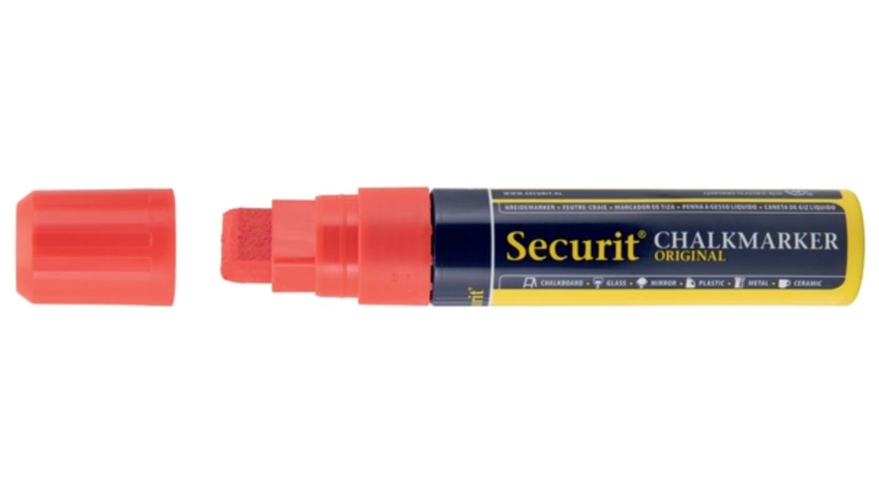 Krijtstift Securit SMA-720 blok ass 7-15mm blister à 8st