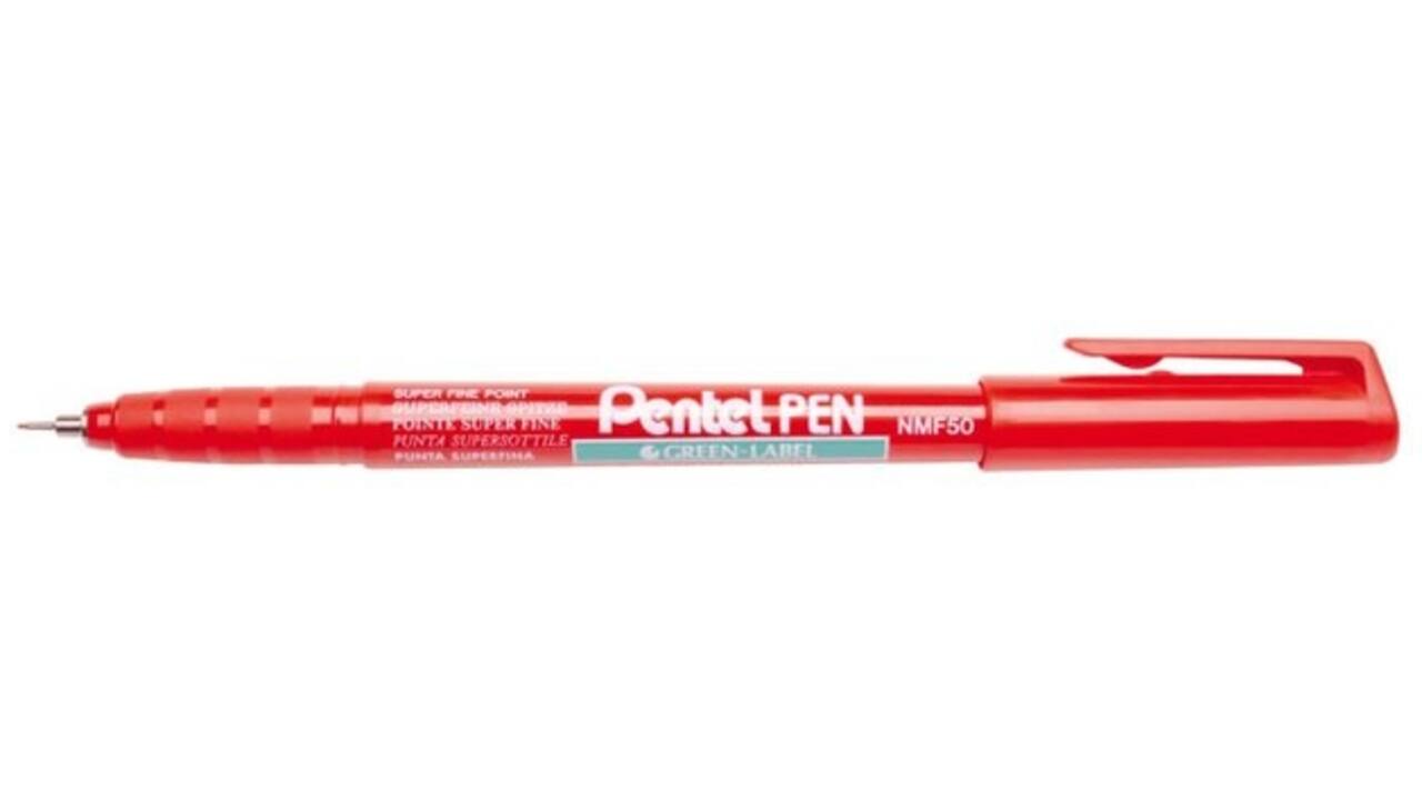 Fineliner Pentel NMF50 fijn rood