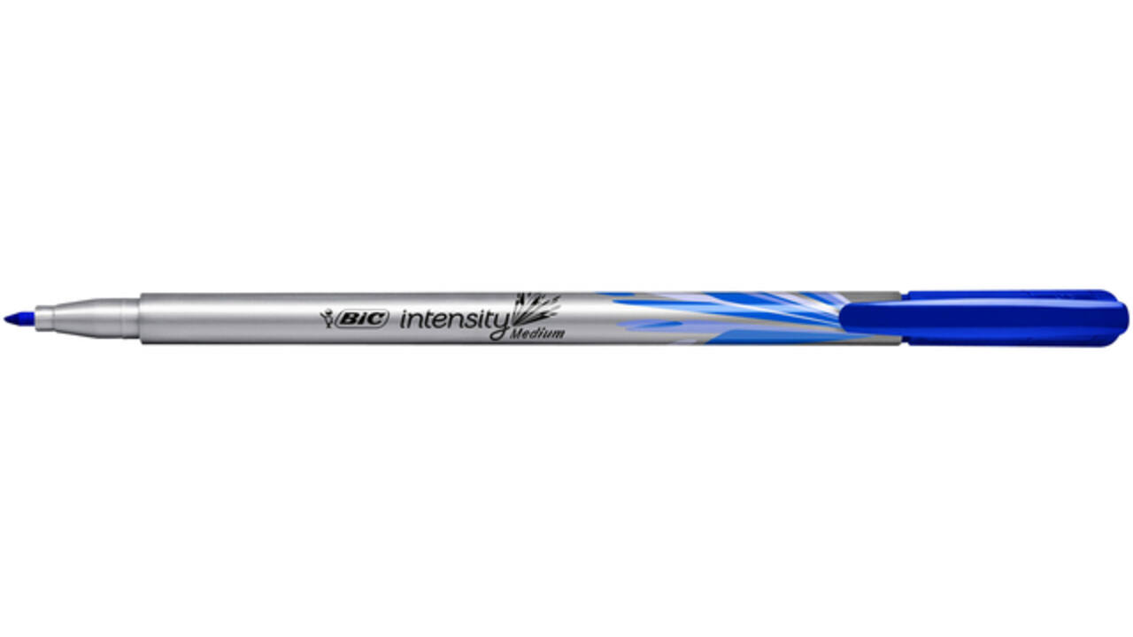 Fineliner Bic Intensity medium blauw