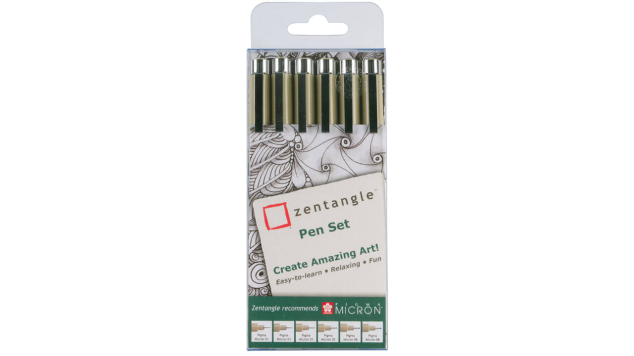 Fineliner Sakura Zentangle tool set 6delig