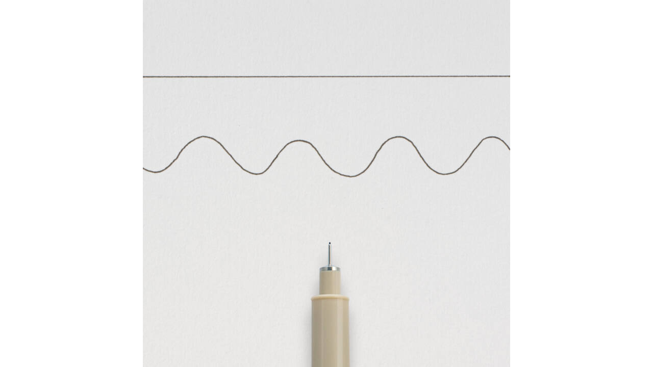 Fineliner Sakura pigma micron zwart 0.2mm