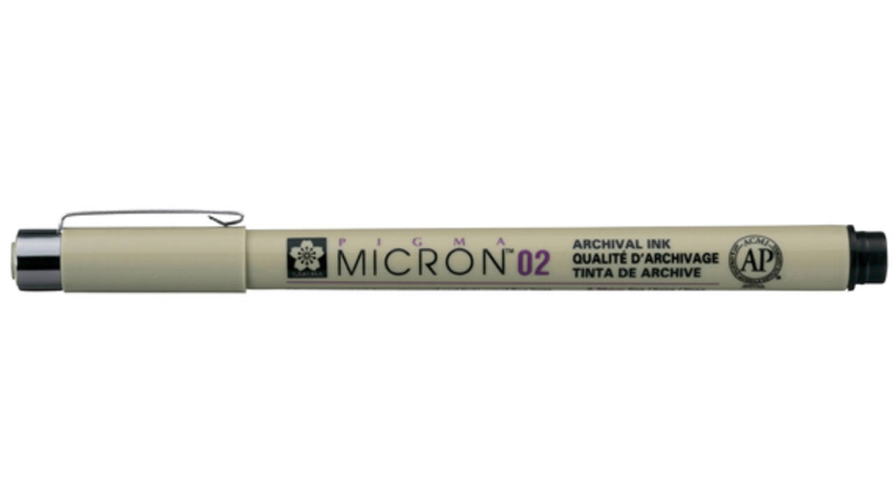Fineliner Sakura pigma micron zwart 0.3mm