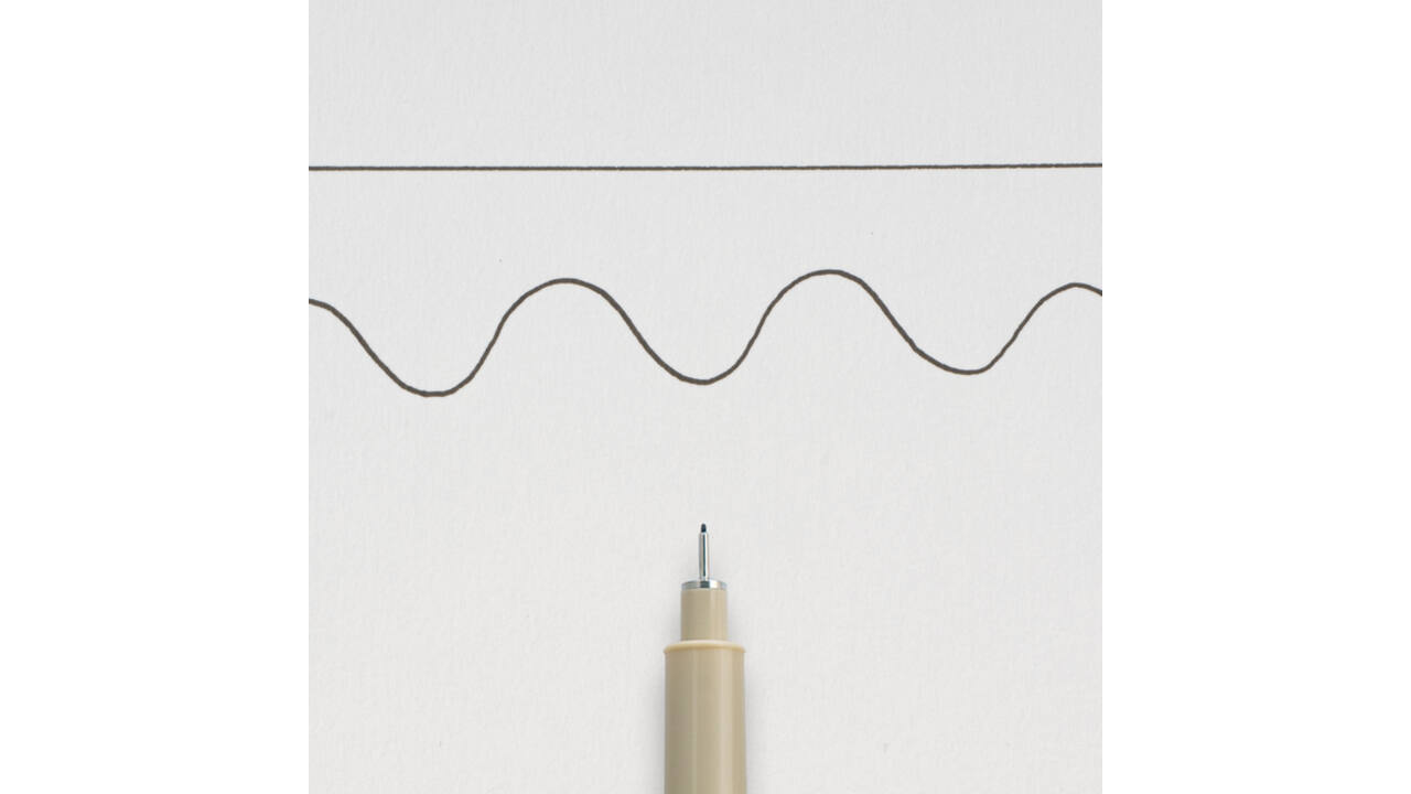 Fineliner Sakura pigma micron zwart 0.3mm