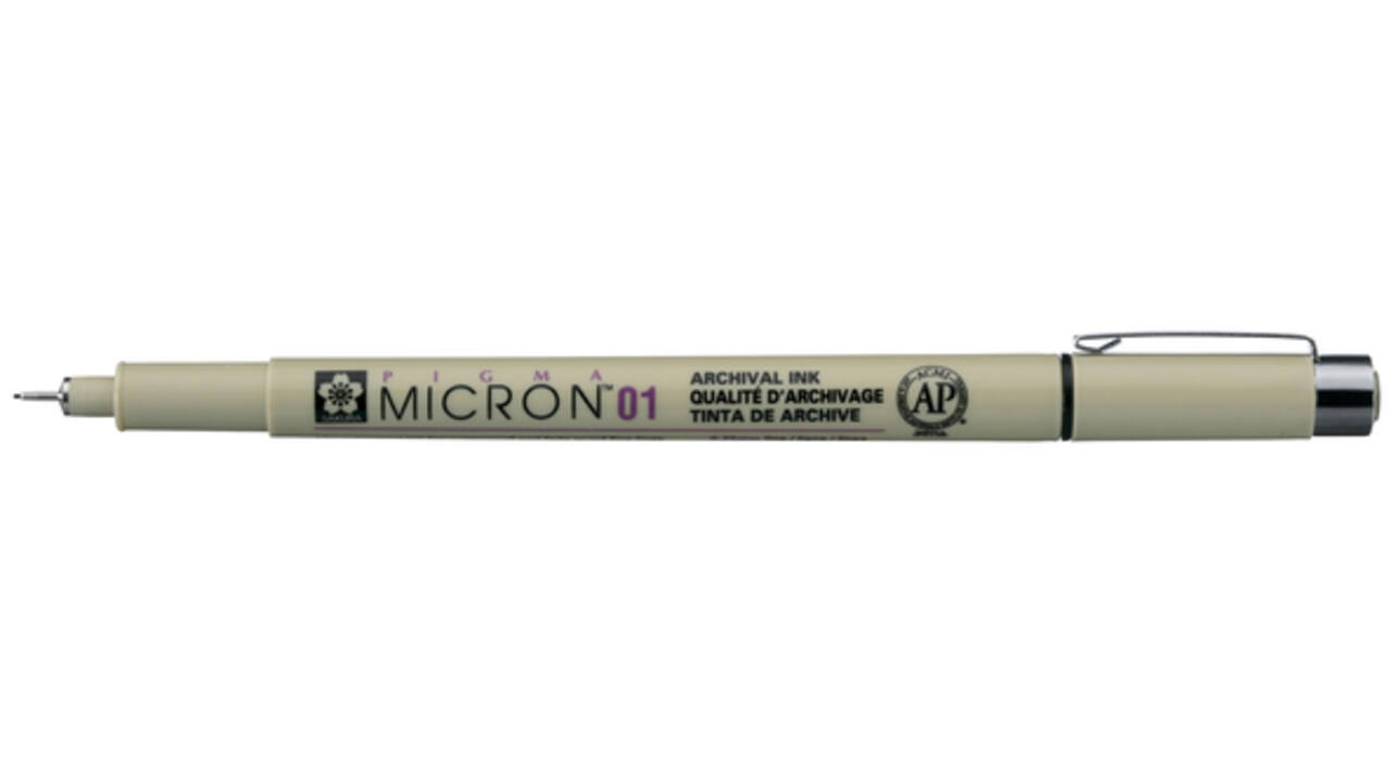 Fineliner Sakura pigma micron zwart 0.25mm