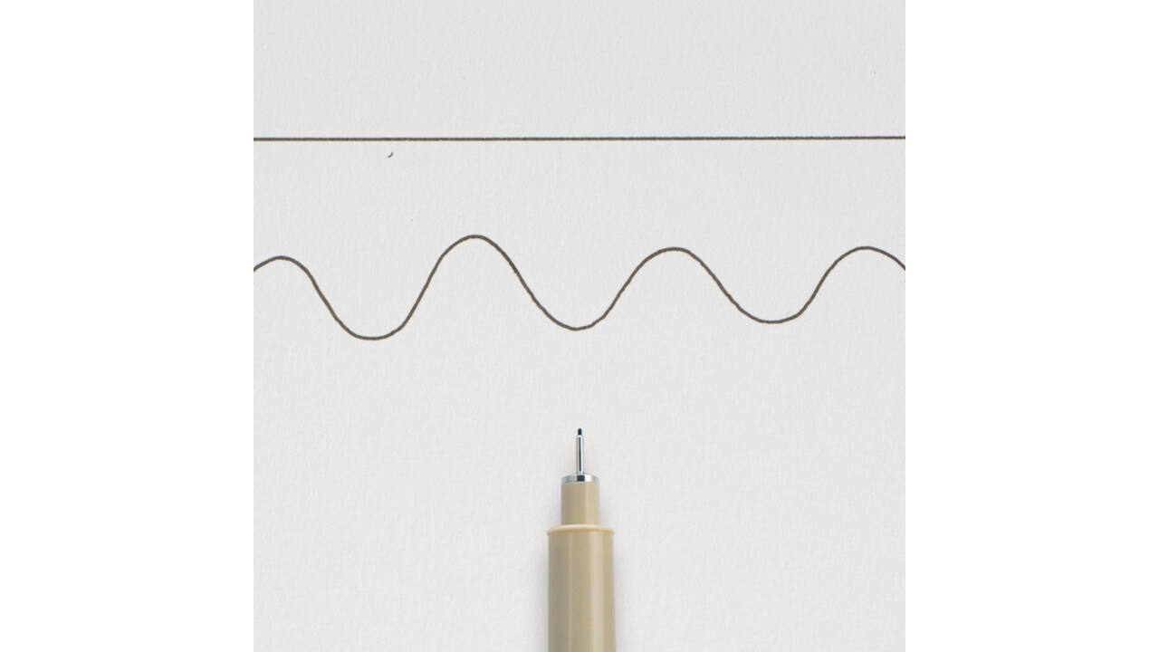 Fineliner Sakura pigma micron zwart 0.25mm