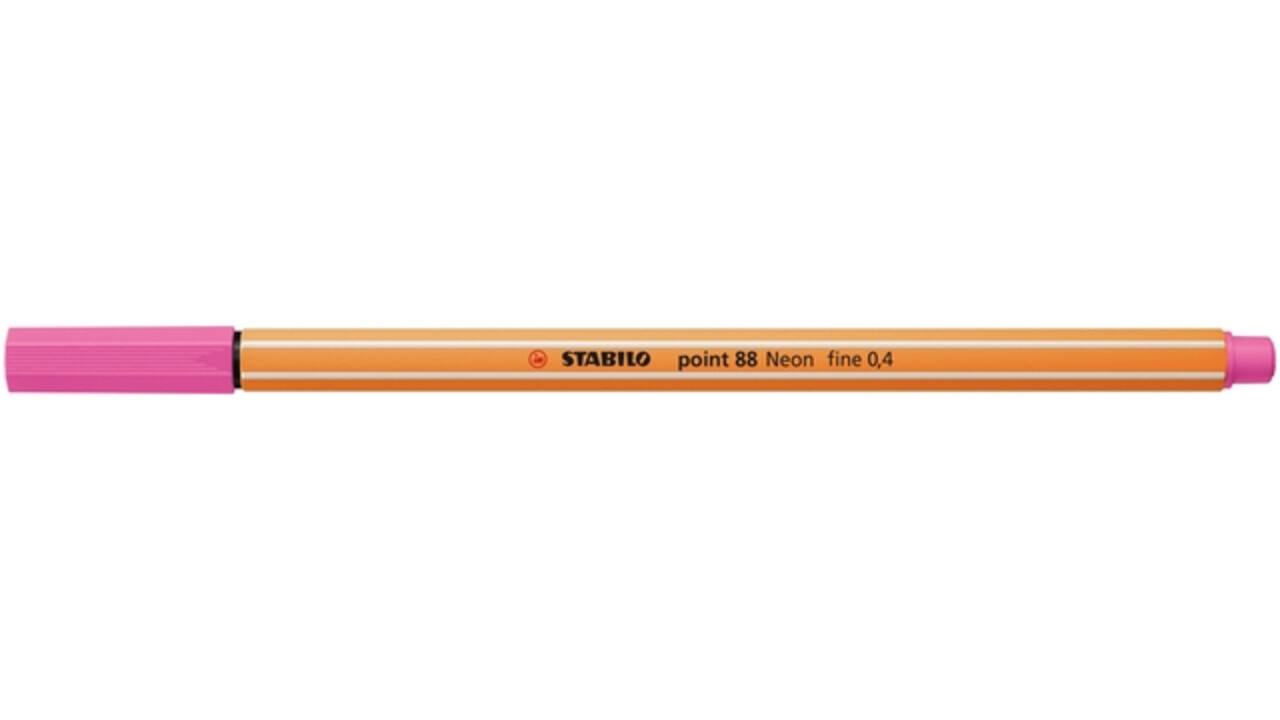 Fineliner STABILO point 88/056 fijn neon roze