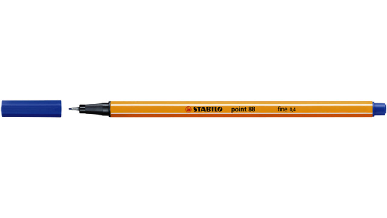Fineliner STABILO point 88/41 fijn blauw