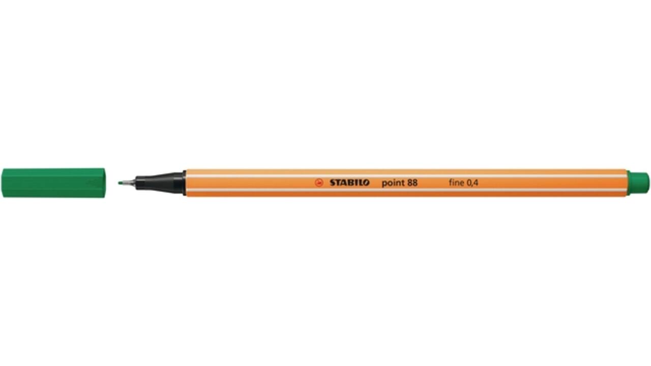 Fineliner STABILO point 88/36 fijn smaragdgroen
