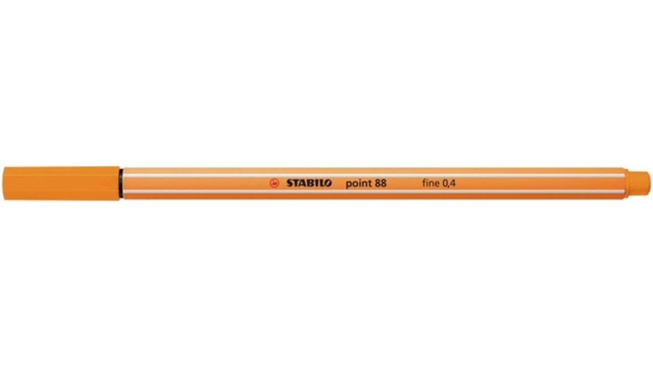 Fineliner STABILO point 88/54 fijn oranje