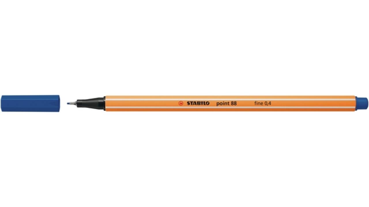 Fineliner STABILO point 88/32 fijn ultramarijnblauw