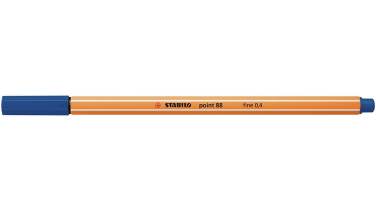 Fineliner STABILO point 88/32 fijn ultramarijnblauw