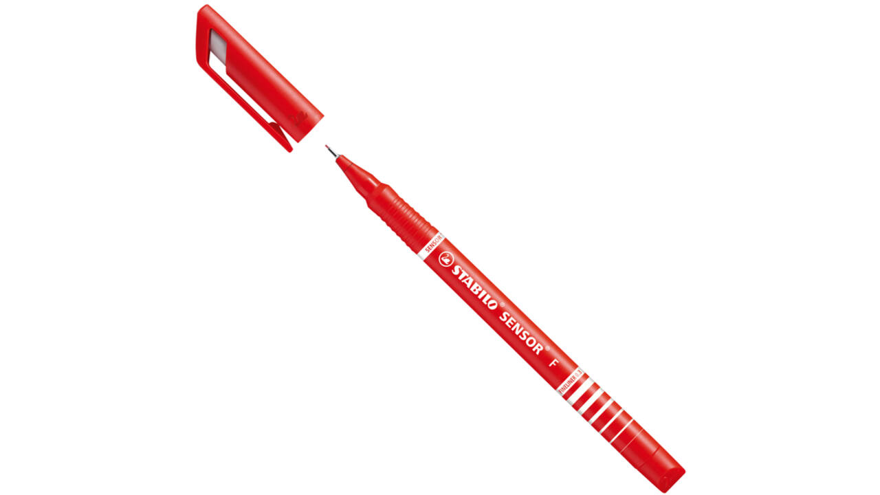 Fineliner STABILO Sensor 189/40 fijn rood