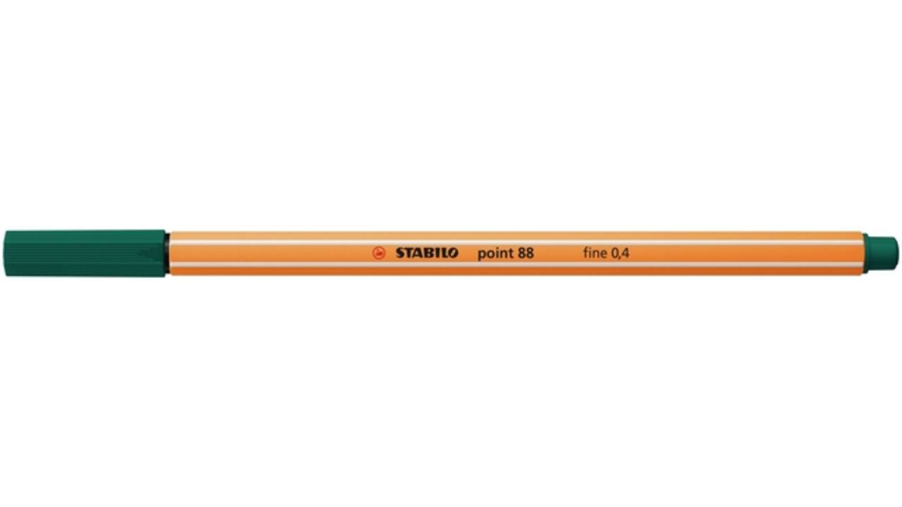 Fineliner STABILO point 88/53 fijn turquoisegroen