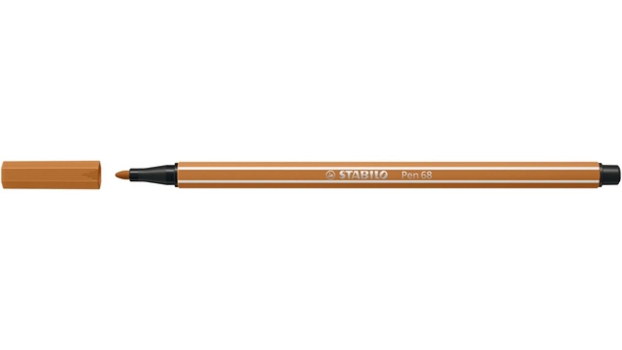 Viltstift STABILO Pen 68/89 medium donker oker