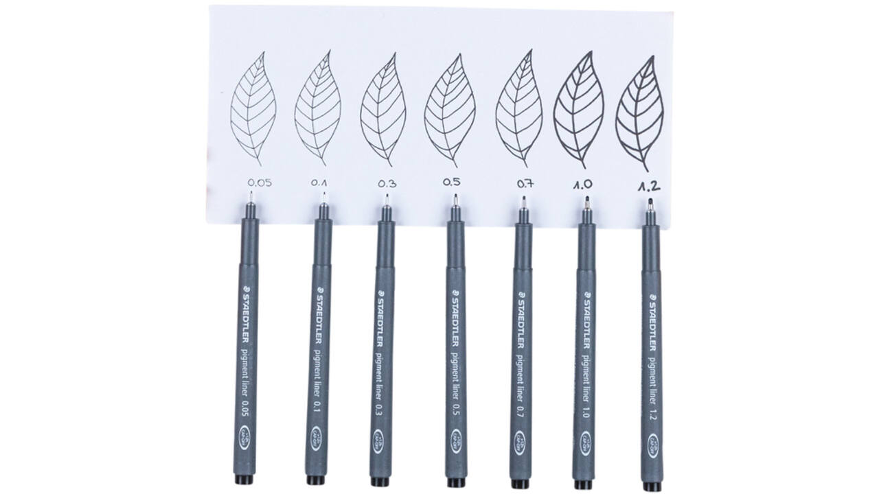 Fineliner Staedtler Pigment 308 zwart 0.3mm