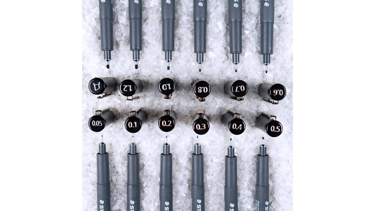 Fineliner Staedtler Pigment 308 zwart 0.3mm