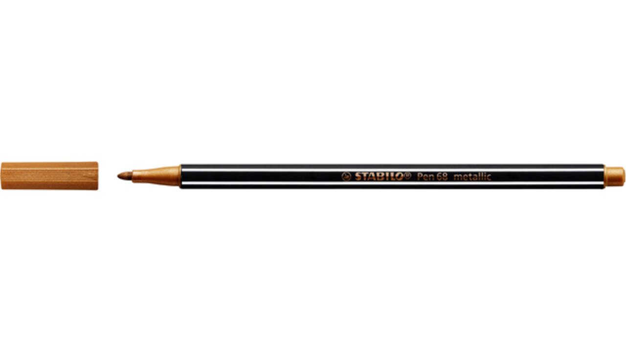 Viltstift STABILO Pen 68/820 medium metallic koper