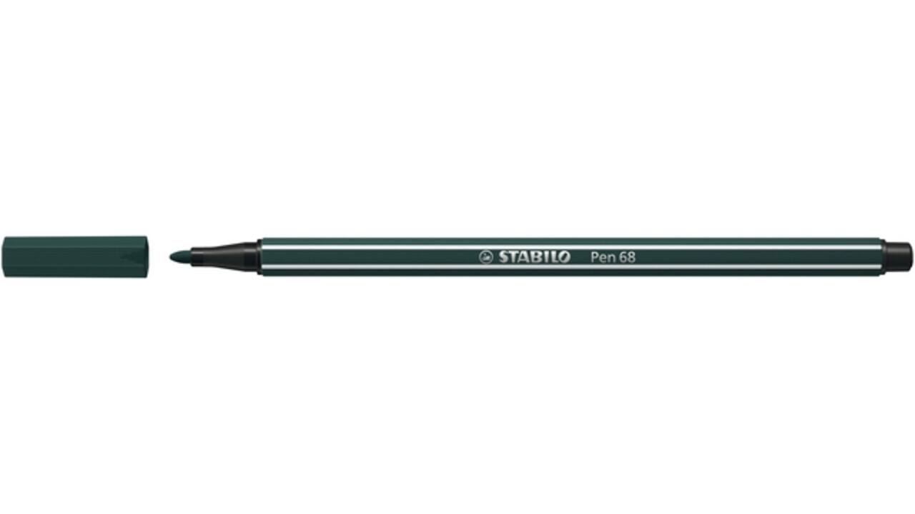 Viltstift STABILO Pen 68/63 medium aardegroen