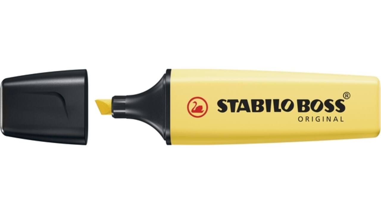 Markeerstift STABILO BOSS Original 70/144 pastel geel