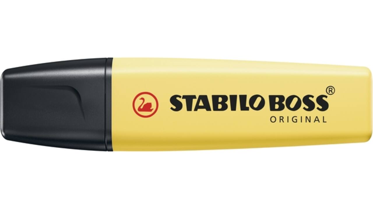 Markeerstift STABILO BOSS Original 70/144 pastel geel