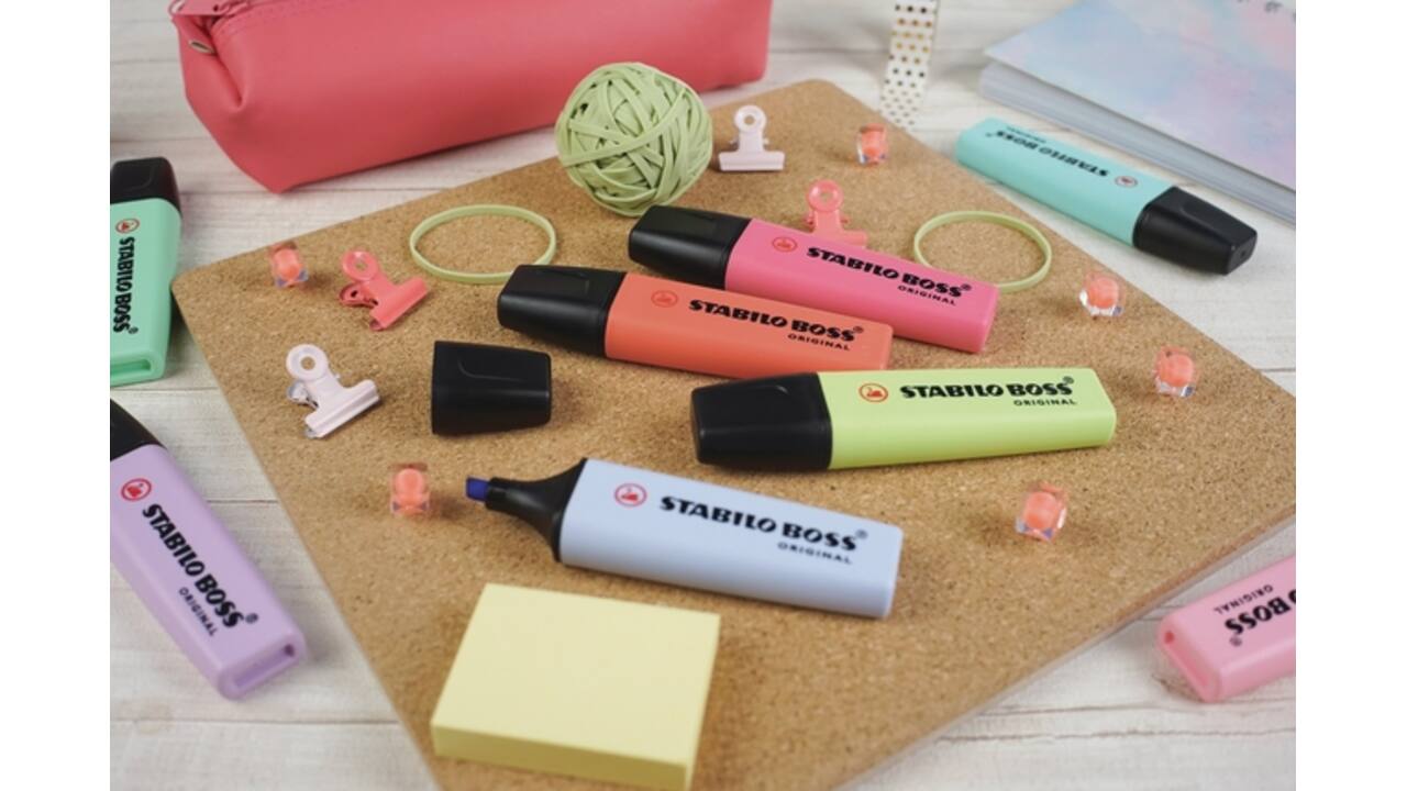 Markeerstift STABILO BOSS Original 70/144 pastel geel