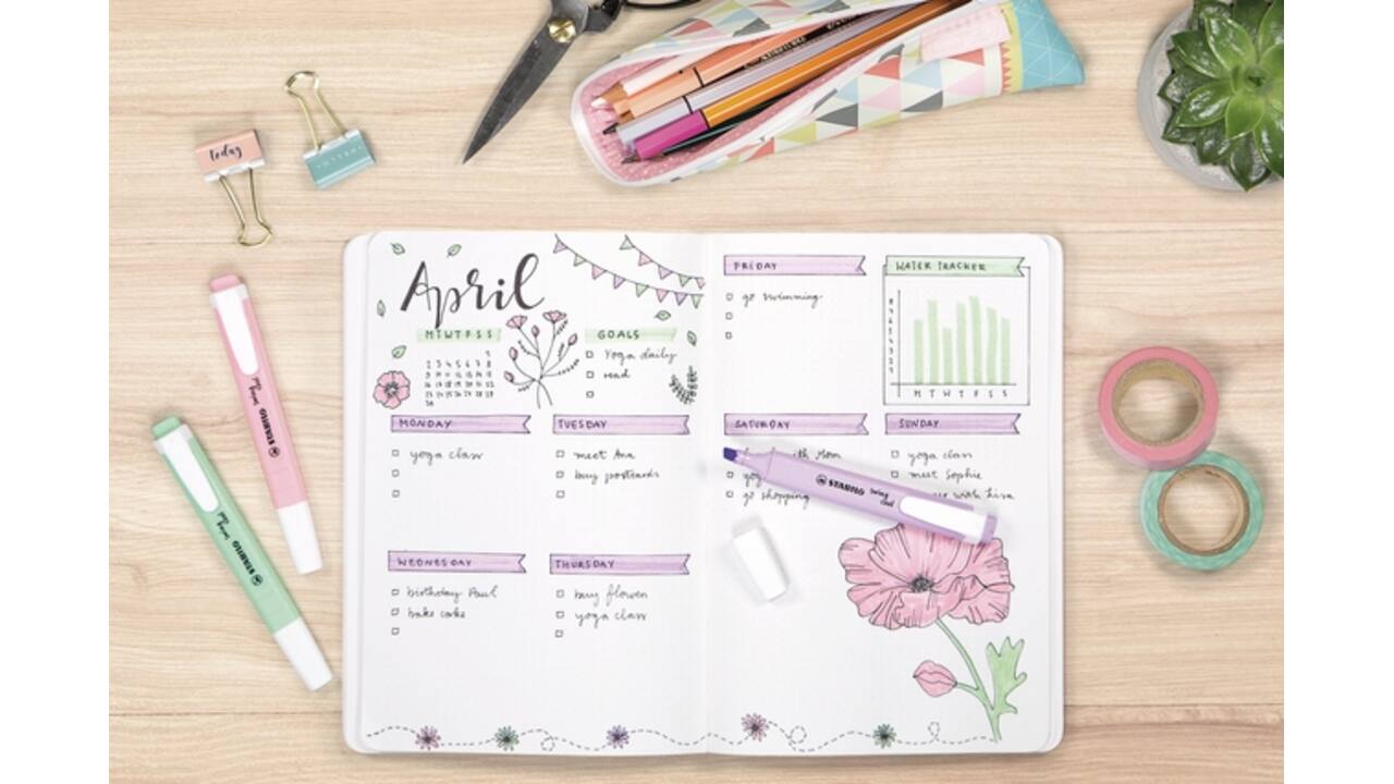 Markeerstift STABILO Swing cool 275/6 pastel assorti etui à 6 stuks