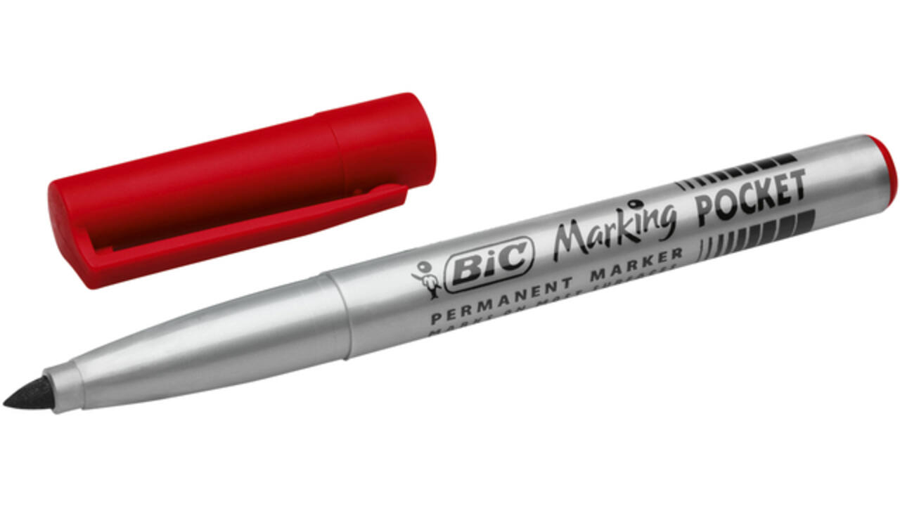 Viltstift Bic 1445 ecolutions rond fijn rood